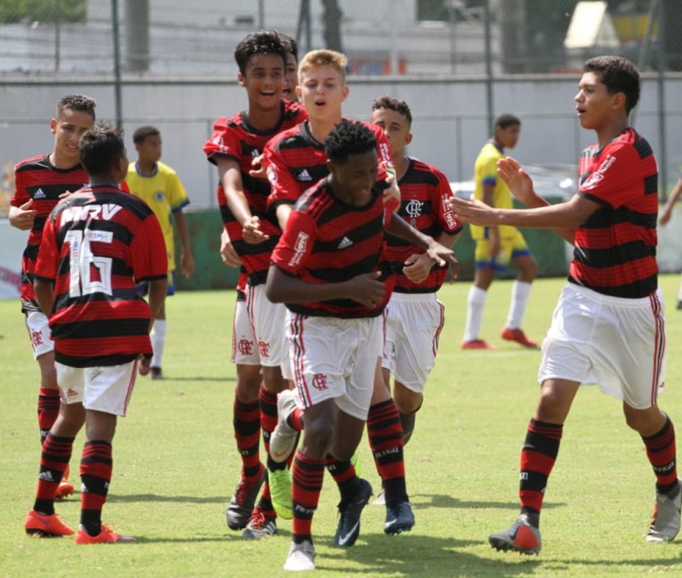 Flamengo está com 100% de aproveitamento no Carioca Sub-14 — Foto: Valdir Santiago / Flamengo