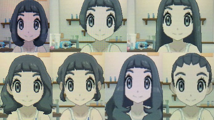 Pokémon Sun e Moon: todos os cabelos femininos (Foto: Reprodução / Thomas Schulze)