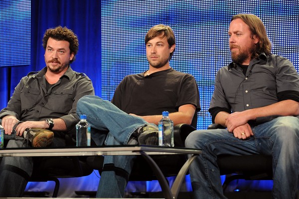 O atores, roteiristas e produtores Danny McBride, Jody Hill e Ben Best em foto de 2009 (Foto: Getty Images)