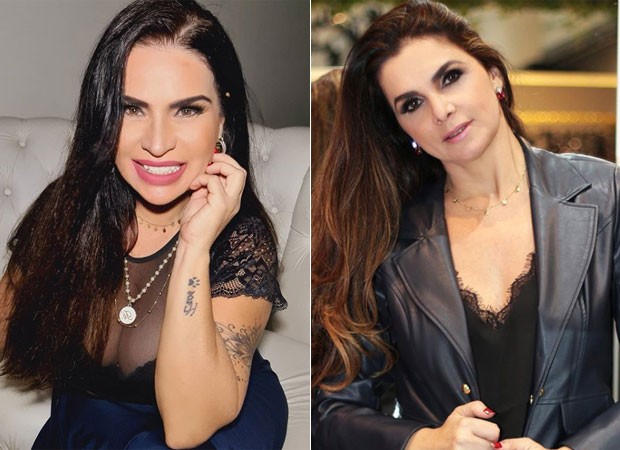 Solange Gomes e Luiza Ambiel são ex-musas da banheira do Gugu (Foto: Reprodução/Instagram)