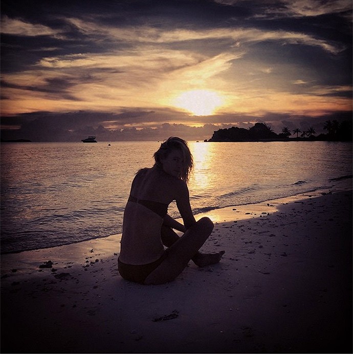 Sharapova nas filipinas (Foto: Reprodução / Instagram)