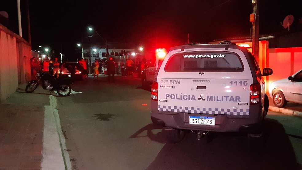 Crime aconteceu em Macaíba, na Grande Natal — Foto: Sérgio Henrique Santos/Inter TV Cabugi