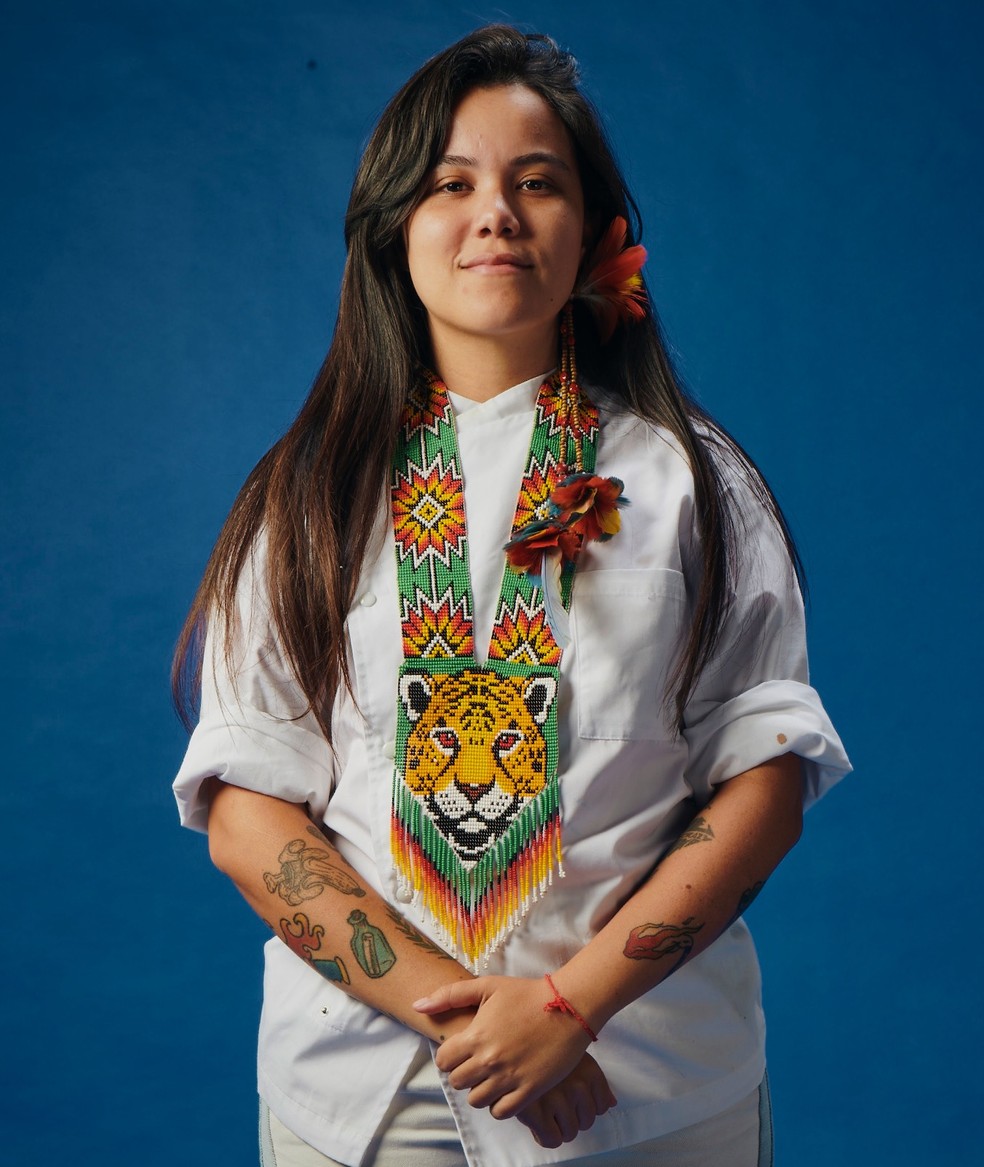 Deborah Martins, indígena Pataxó do extremo sul da Bahia.  — Foto: Arquivo pessoal