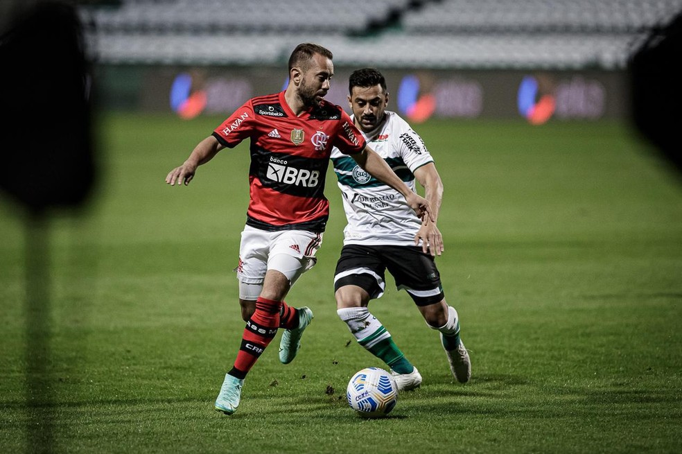 Coritiba x Flamengo — Foto: Matheus Sebenello/Neo Photo