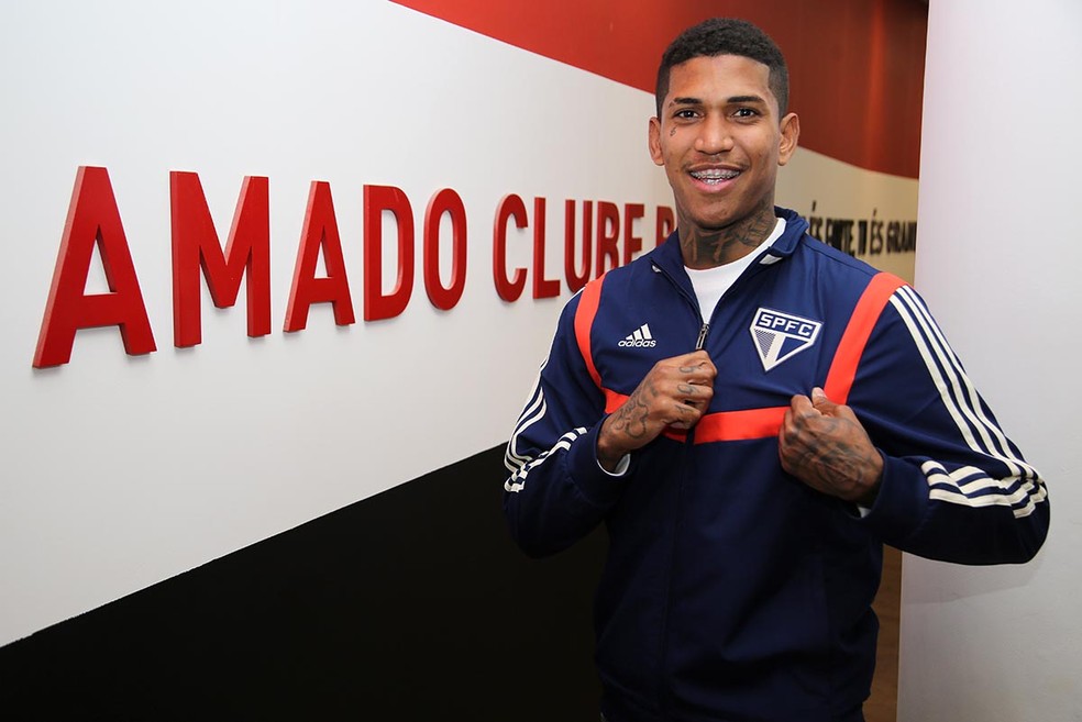 Raniel foi o único reforço do São Paulo na janela até o momento — Foto: Rubens Chiri / saopaulofc.net