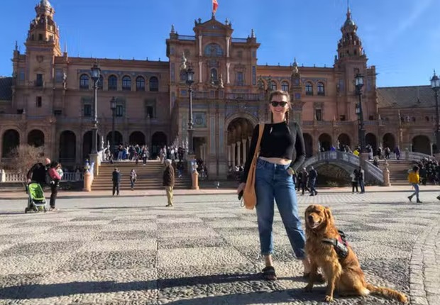 Alice Ballard na Espanha em 2021 (Foto: Reprodução/Instagram)