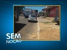 Sem noção: veículo estaciona ao lado de ponto de ônibus em Palmas