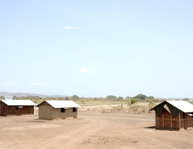 Arquitetos desenvolvem abrigos para refugiados no norte da Quênia (Foto: Takeshi Kuno/ Shigeru Ban Architects)