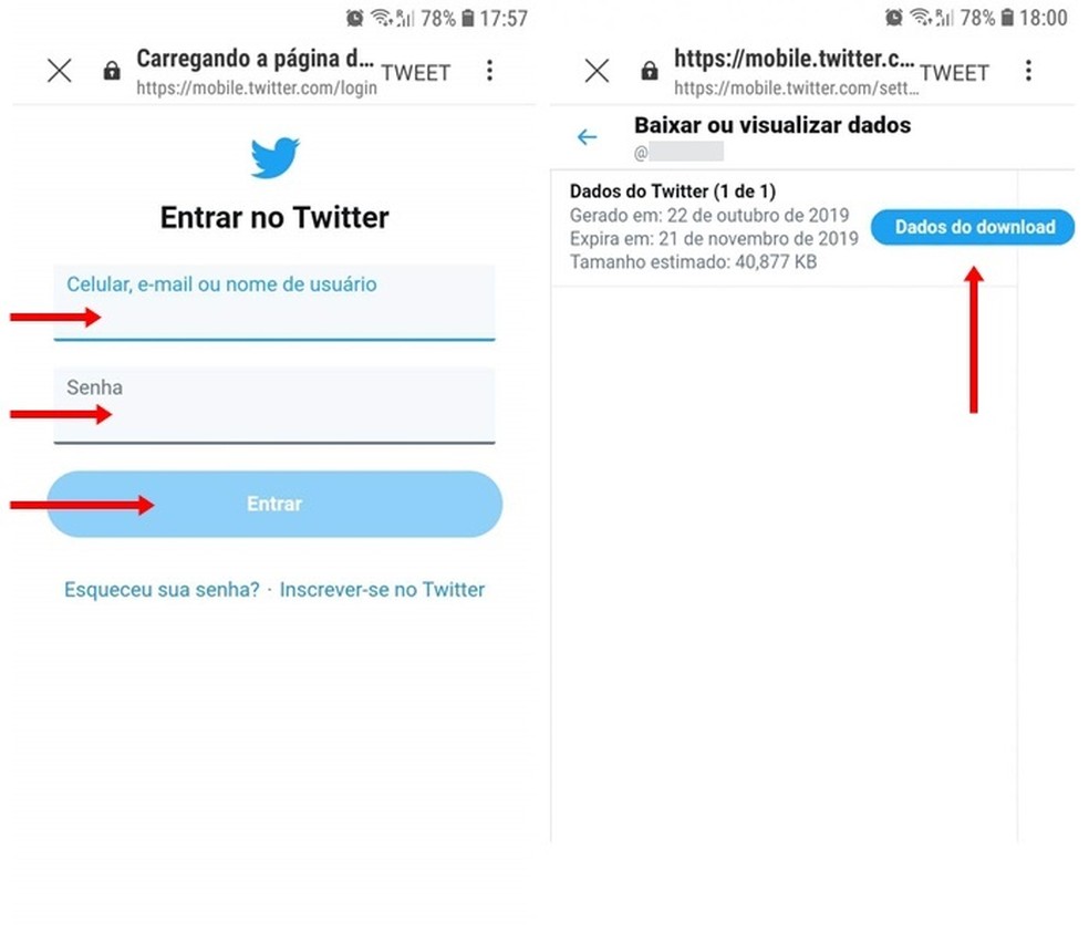 Twitter como ver tweets antigos pelo celular