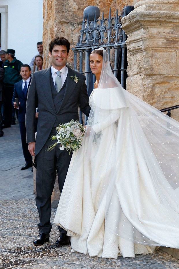 Lady Charlotte em seu casamento, na Espanha, em 2016 (Foto: Getty Images)