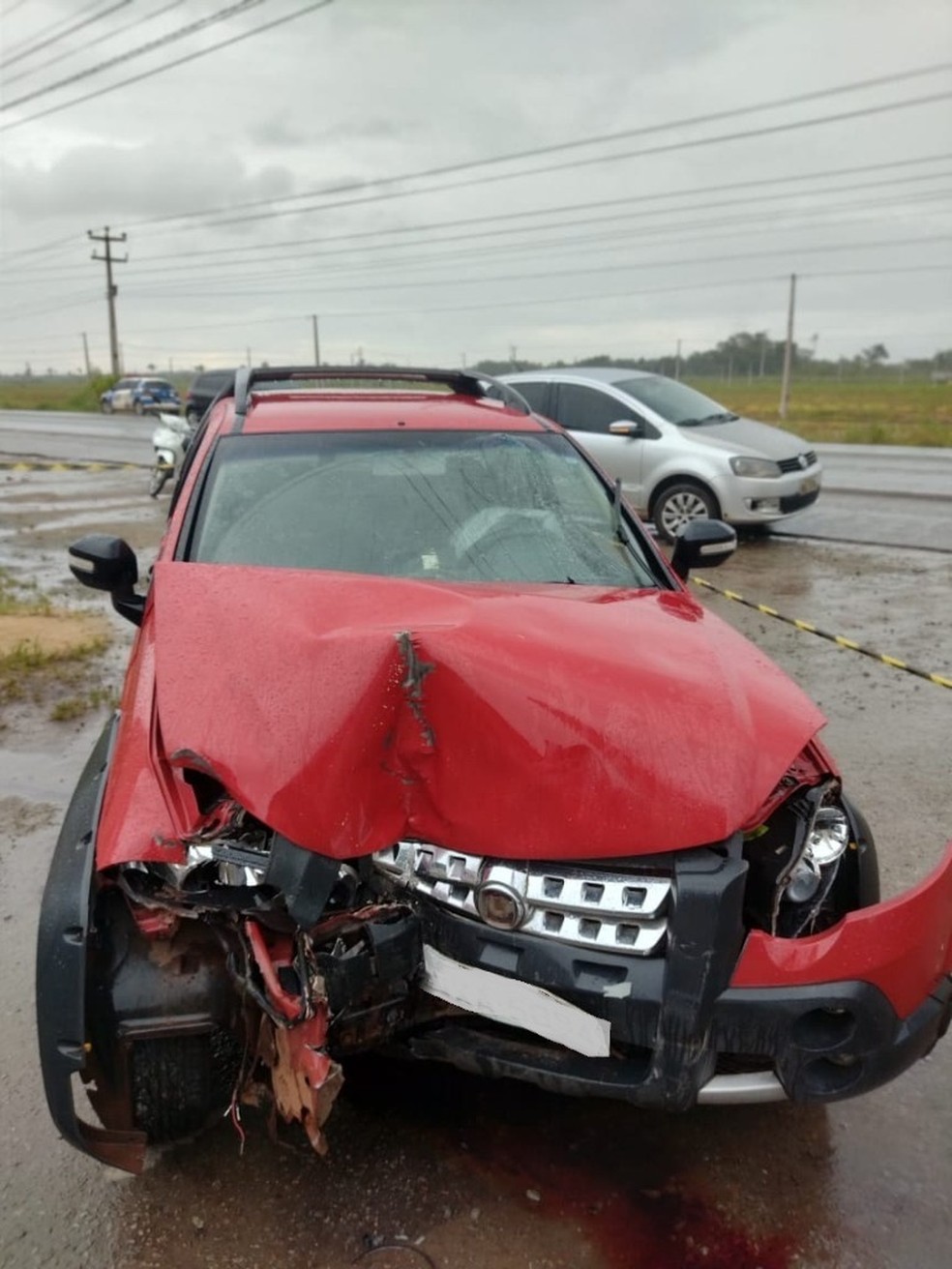 Pedestre morre após ser atropelado na BR-222, no Maranhão — Foto: Divulgação/ PRF