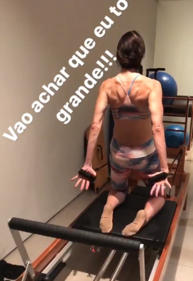 Luciana Gimenez mostra os músculos no Instagram (Foto: Instagram/Reprodução)