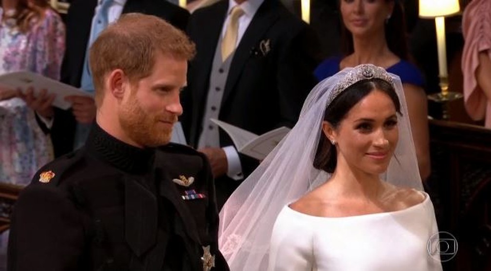 Casamento Harry e Meghan Markle — Foto: TV Globo
