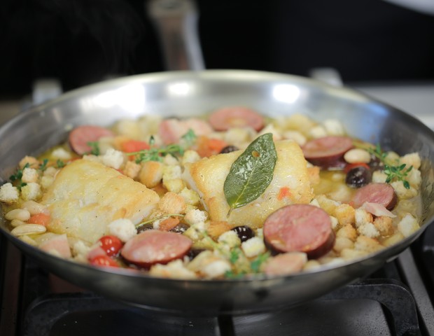 Bacalhau em Cassoulet (Foto: Food Network)