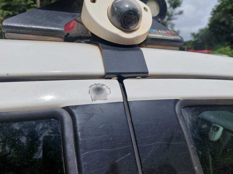 Policias são atacados a tiros em Rondônia — Foto: Arquivo Pessoal