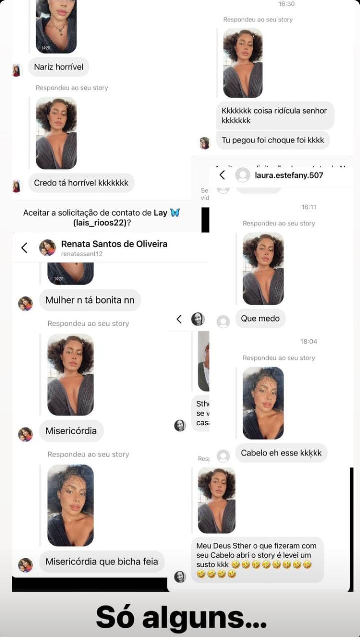 Sthefane Matos mostra ataques no Instagram (Foto: Reprodução / Instagram)