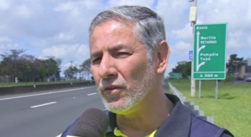 Funcionário da Entrevias, Cláudio Goes, morreu em Júlio Mesquita — Foto: TV TEM/Reprodução