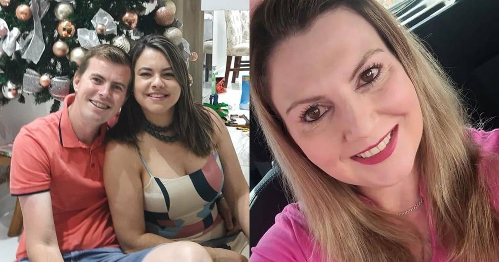 Da esquerda para direita: Rafael Bilyk, Eloiza Mazutti Bilyk e Tatiana Valer. Eloiza e Tatiana eram gerentes — Foto: Reprodução/Facebook