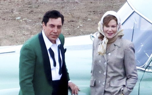 Javier Bardem e Nicole Kidman filmam cena de romance em L.A.