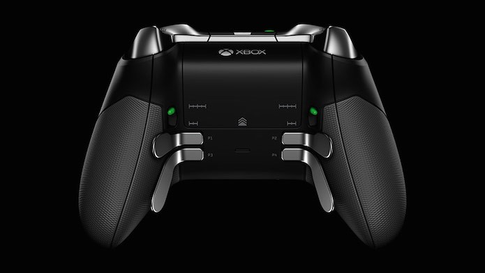 Xbox Elite: controle profissional traz botões na parte de traseira que não existem no joystick padrão (Foto: Divulgação/Microsoft)