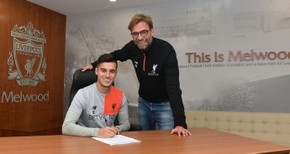 Philippe Coutinho novo contrato com o Liverpool (Foto: Divulgação)