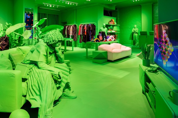Nova loja pop-up da Louis Vuitton em Nova York (Foto: reprodução)