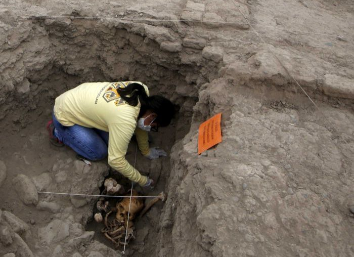 escavações ocorreram em um bairro residencial de Lima (Foto: Reprodução)