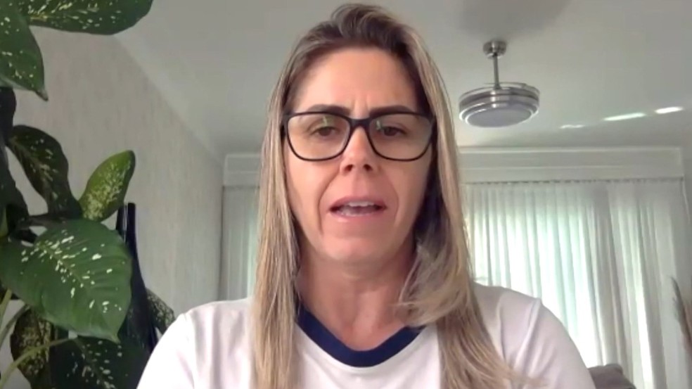 Andrea Berti, técnica da seleção brasileira feminina de judô — Foto: Reprodução/sportv