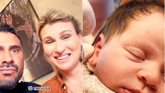 Mãe de três, Karoline Kleine mostra primeiro furo na orelha da filha: 'Novidades nesse mundo cor-de-rosa'