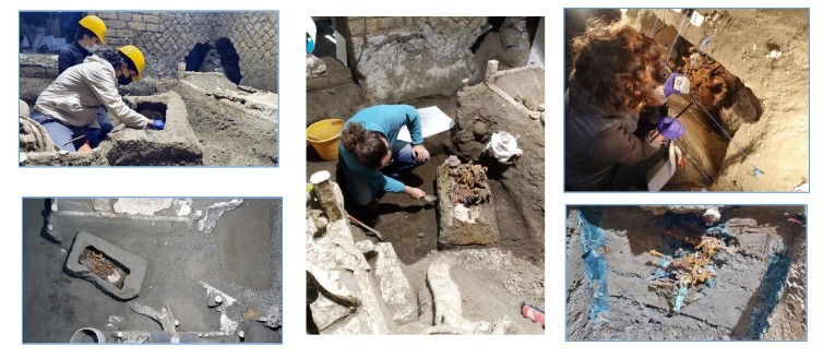 Escavações na vila romana de Civita Giuliana, na Itália (Foto: Pompeii sites)