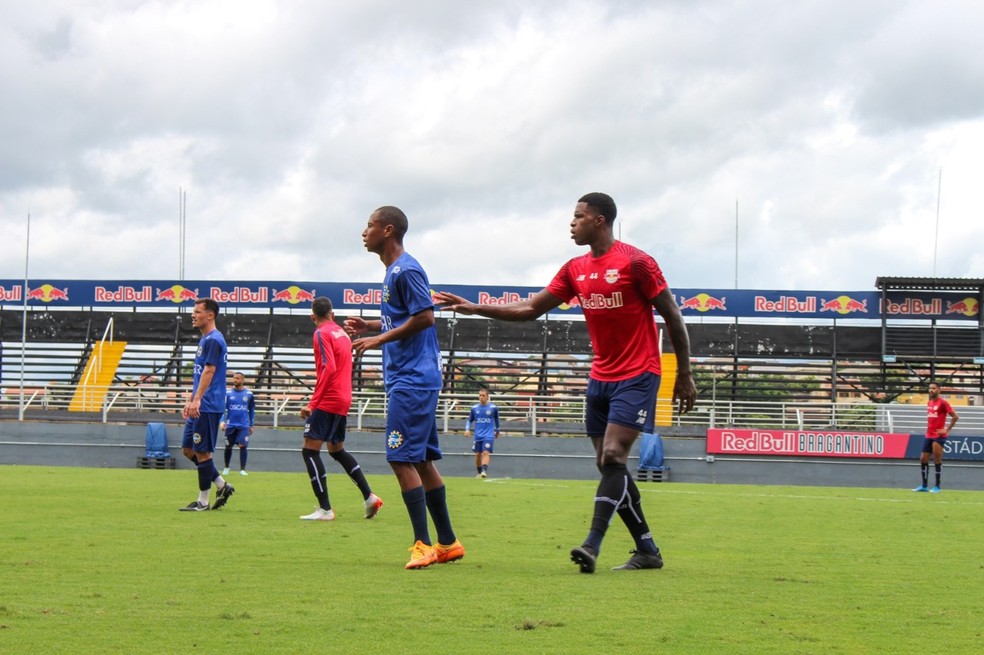 Jogo-treino entre Bragantino e São José — Foto: Victor Barreto/Agência NTZ