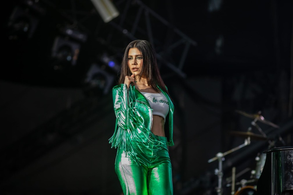 Marina se apresenta no Lollapalooza 2022 — Foto: Fábio Tito/g1