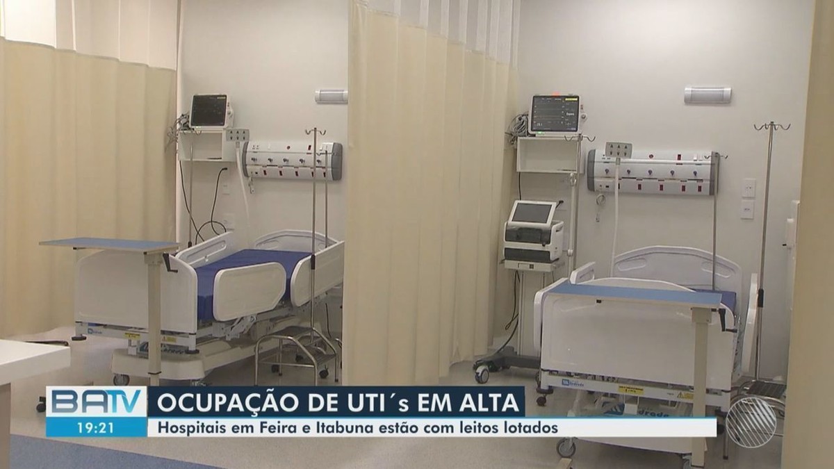 Itabuna tem 100 de ocupação de leitos para Covid19; Feira de Santana chega a 91 e governo