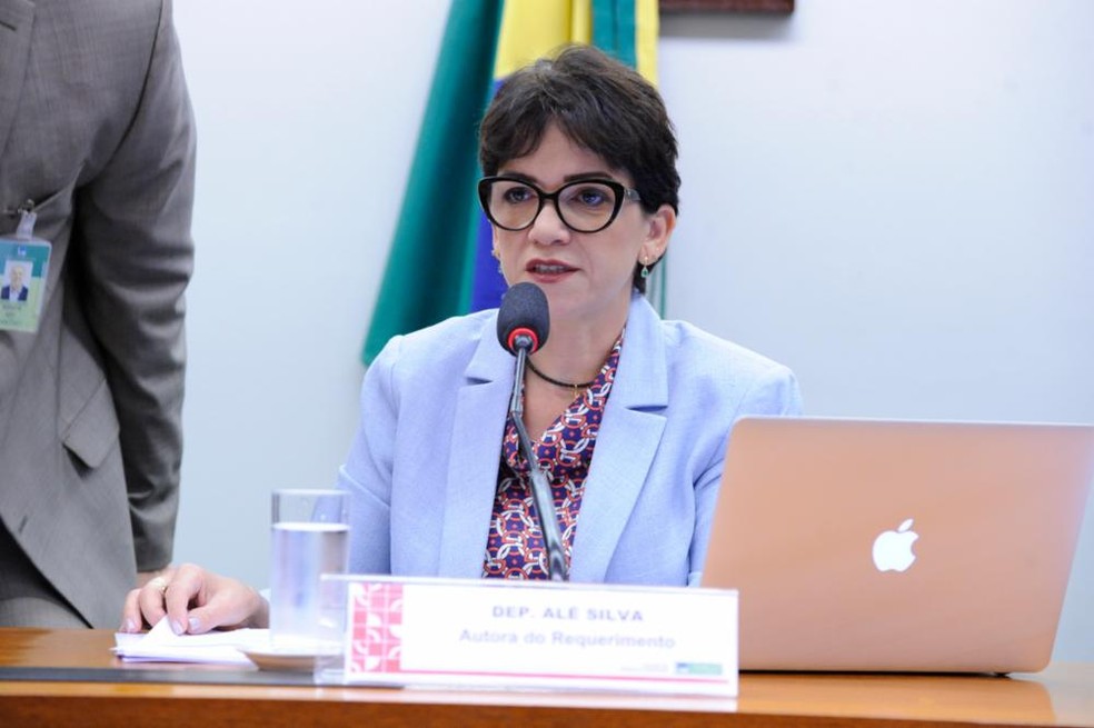A deputada Alê Sila (PSL-MG) — Foto: Cleia Viana / Câmara dos Deputados