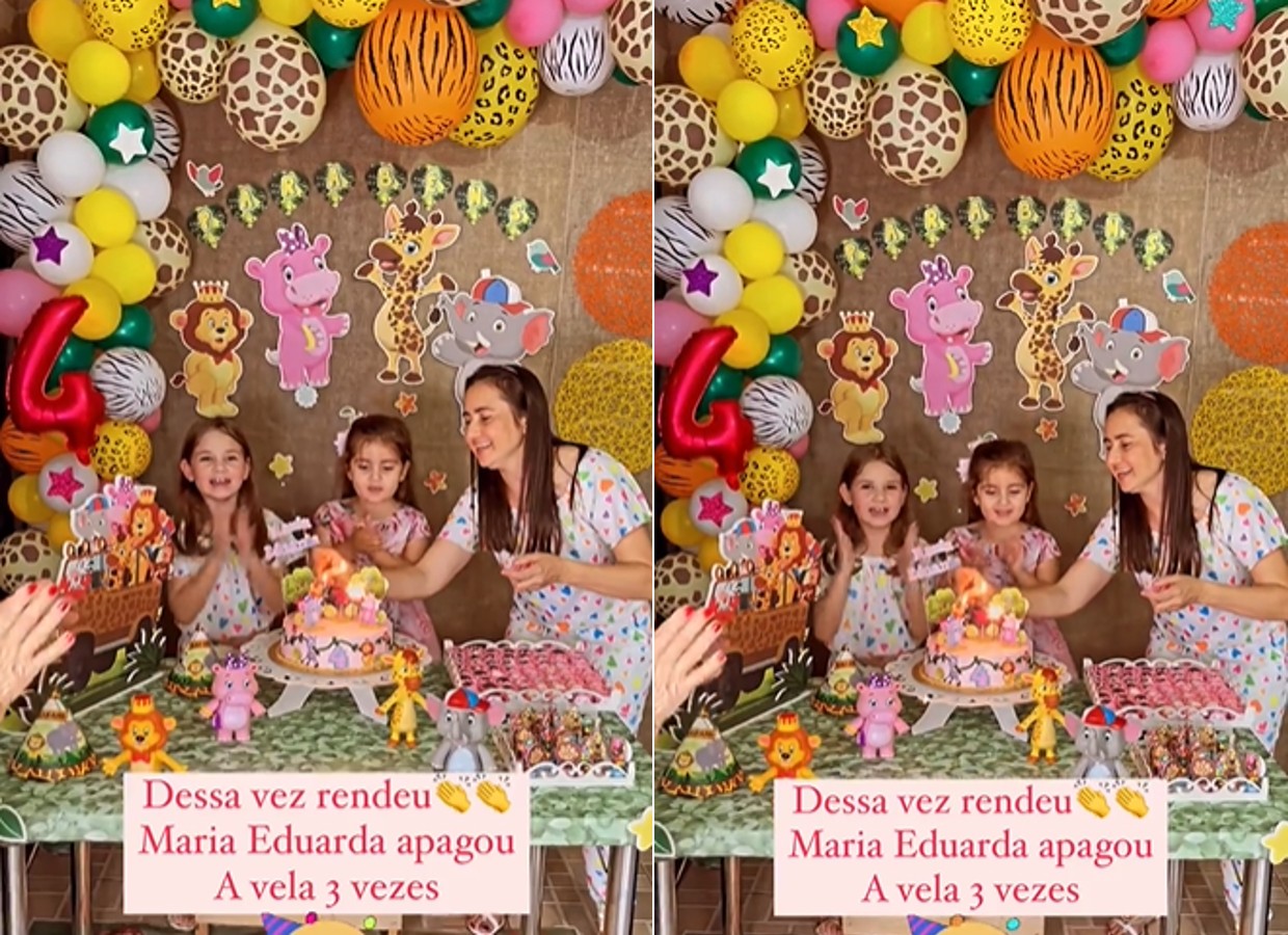 Maria Eduarda comemora aniversário com nova festa um ano após viralizar nas redes (Foto: Reprodução/Instagram)