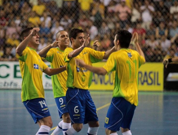 Seleção brasileira de futsal vence Guatemala em amistoso em Marabá (Foto: Zerosa Filho / CBFS)