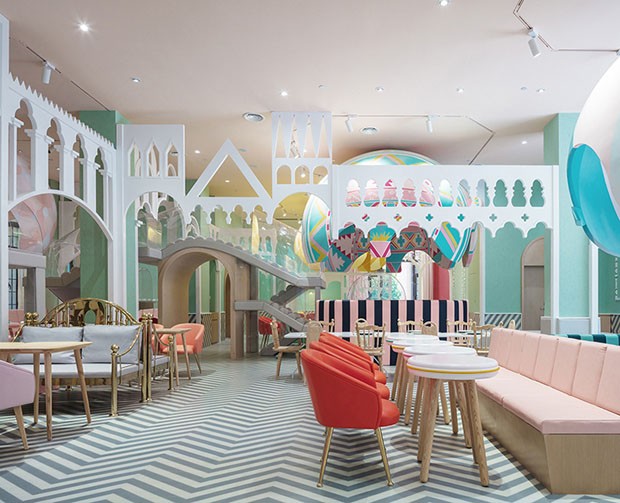 Restaurante cria castelo infantil para que adultos jantem como reis (Foto: Divulgação)