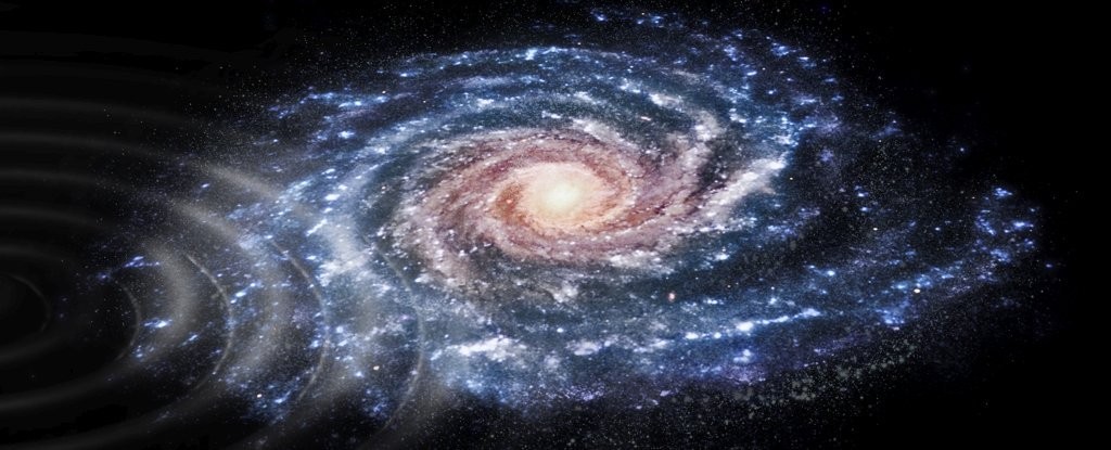 Interpretação artística da Via Láctea (Foto: ESA, CC BY-SA 3.0 IGO)
