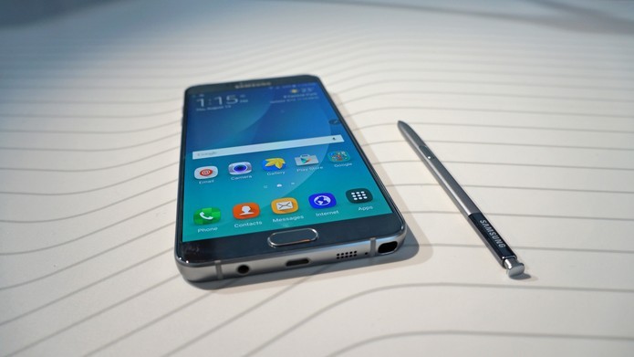 Galaxy Note 5 é a melhor opção para quem deseja as funções extras da S Pen (Foto: Thassius Veloso/TechTudo)