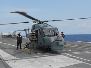 1°Esquadrão de Helicópteros de Esclarecimento e Ataque (HA-1), de São Pedro da Aldeia (Foto: Marinha do Brasil)