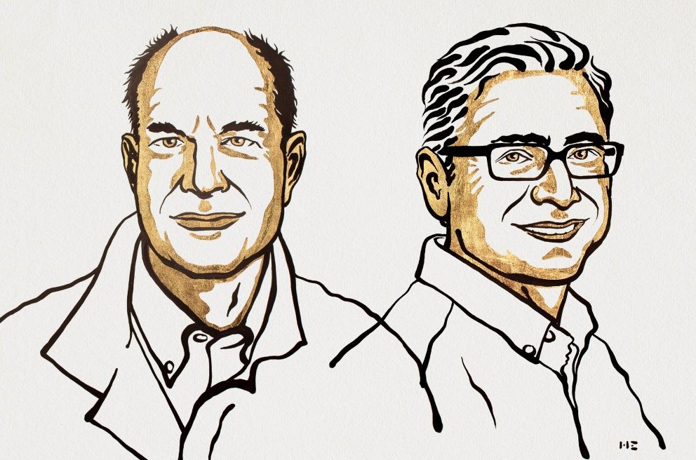 O norte-americano David Julius (à esquerda) e o libanês Ardem Patapoutian (à direita) são os vencedores do Prêmio Nobel de Medicina 2021 (Foto: Niklas Elmehed/Nobel Prize Outreach)