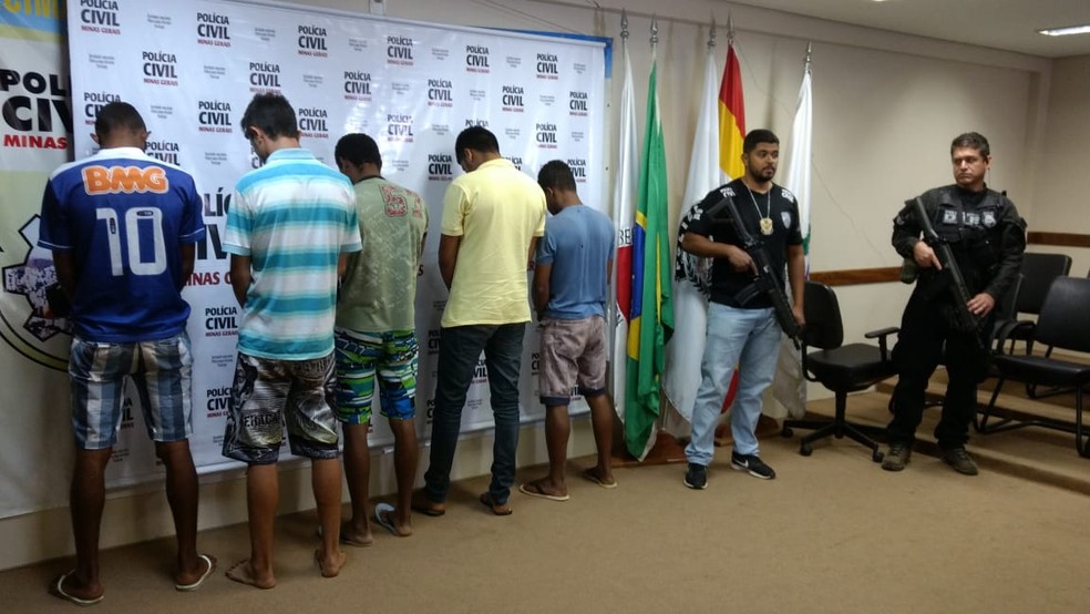 Presos foram encaminhados ao PresÃ­dio Regional â€” Foto: JÃºnior Neves Brito/Inter TV