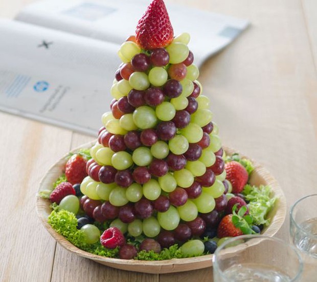 Decoração de natal com comida (Foto: Pinterest/Reprodução)