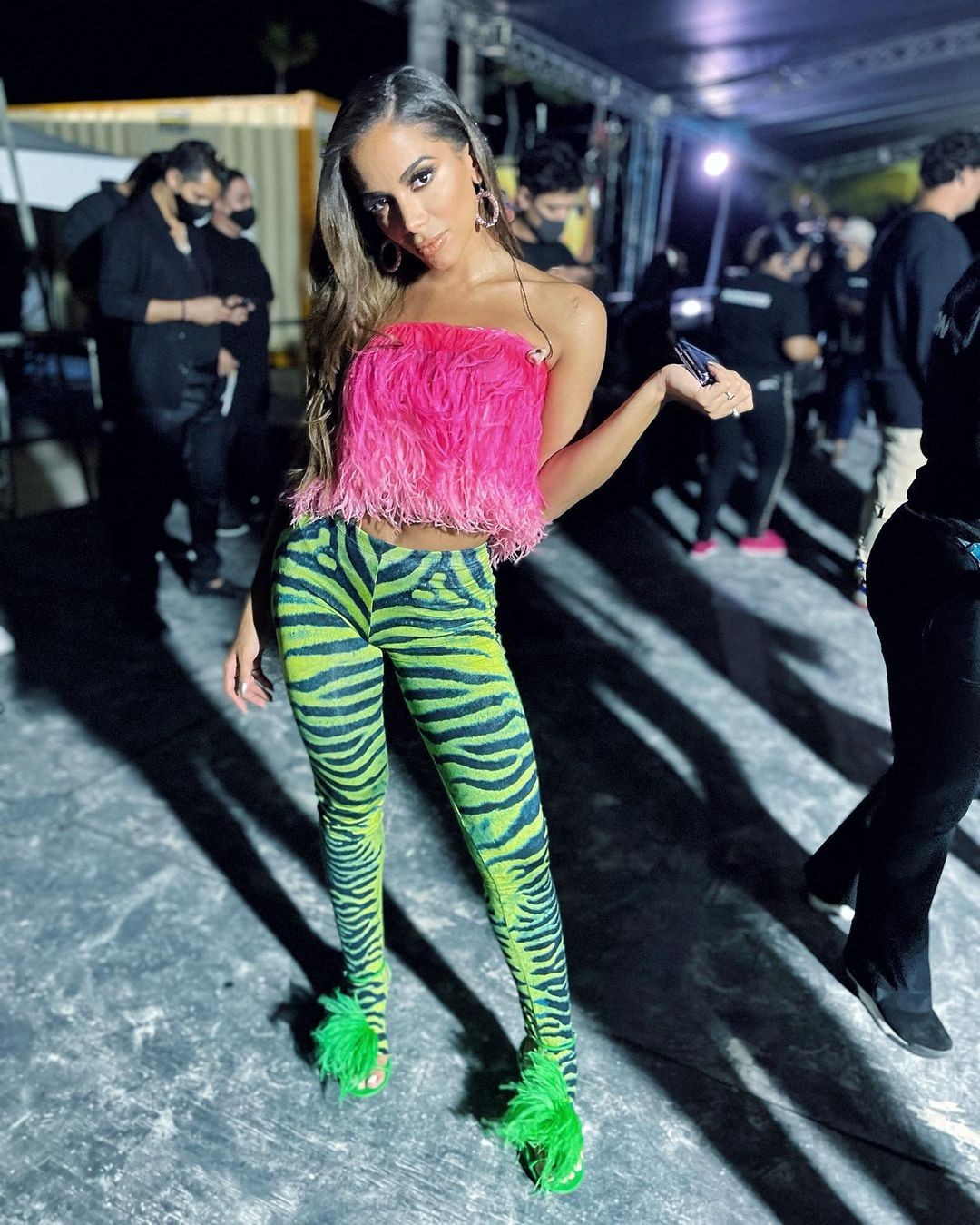 Anitta usa look de Roberto Cavalli para Heat Latin Awards 2021 (Foto: Reprodução/Instagram)