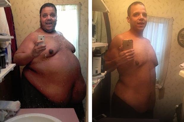 Antes e depois: a transformação de Jesse Shand  (Foto: Arquivo Pessoal )