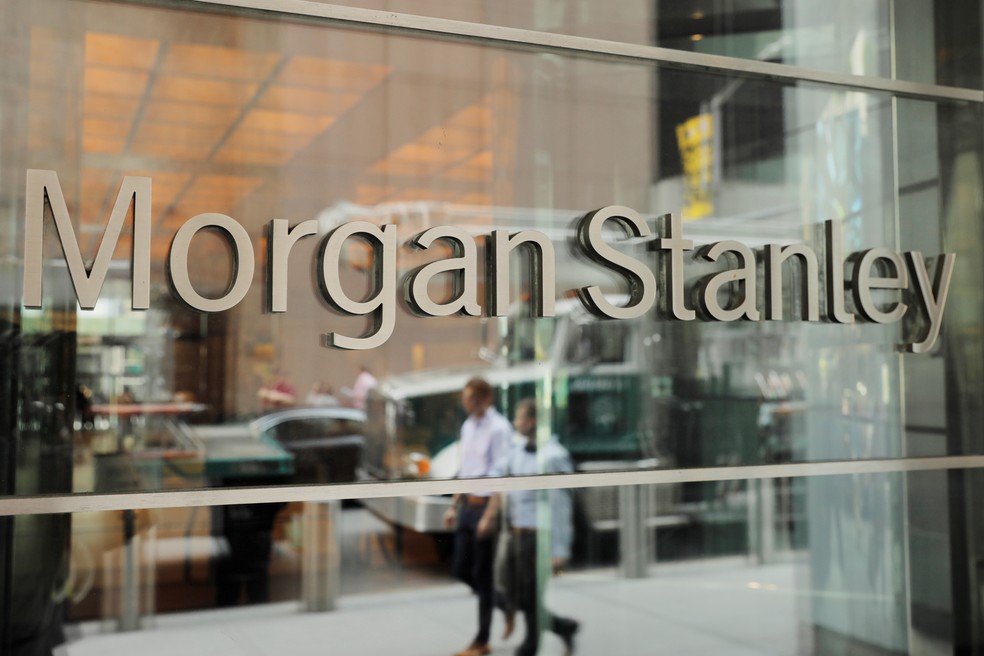 Fachada de banco Morgan Stanley — Foto: Reuters