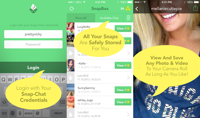 SnapBox permite salvar fotos e vídeos que você recebe no Snapchat (Foto: Divulgação/AppStore)