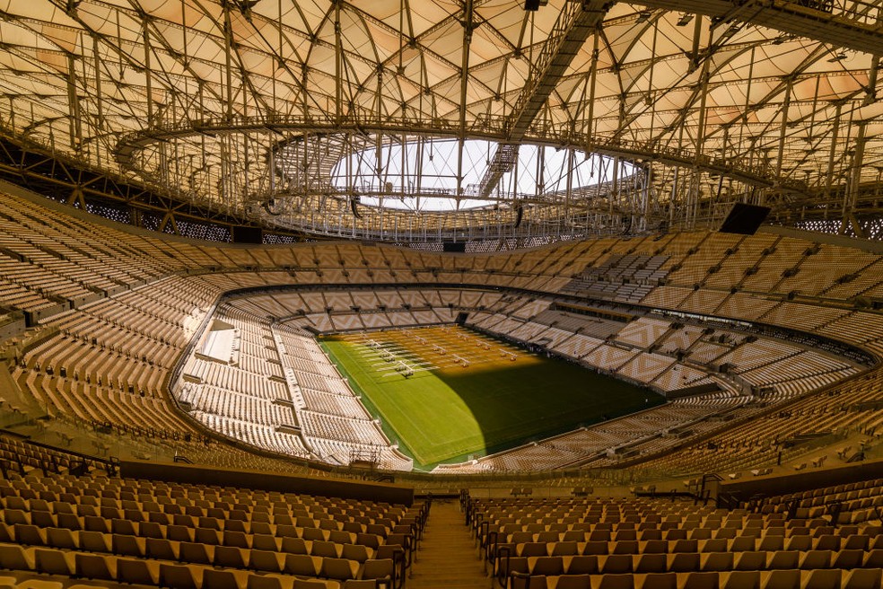 Estádio Lusail será o placo da final da Copa do Mundo de 2022, no dia 17 de dezembro — Foto: Getty Images