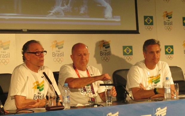 Carlos Arthur Nuzman na Casa Brasil (Foto: Lydia Gismondi / Globoesporte.com)