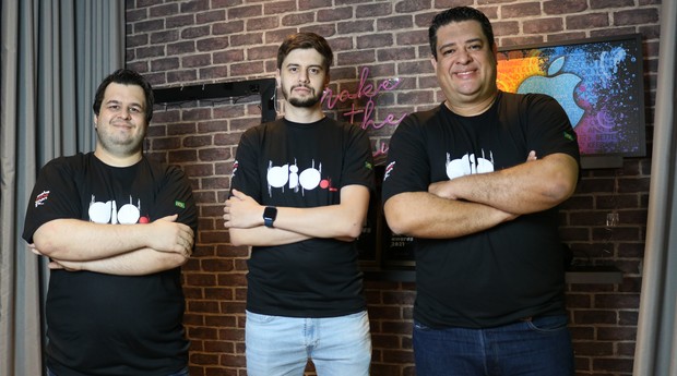 Gustavo Pereira, Pablo Zaniolo e Iglá Generoso, fundadores da DIO (Foto: Divulgação)